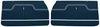Front Deluxe Door Panel Set for 1971 Chevrolet Chevelle [Blue] - image 1