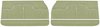 Front Deluxe Door Panel Set for 1972 Chevrolet Chevelle [Covert] - image 1