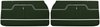 Front Deluxe Door Panel Set for 1972 Chevrolet Chevelle [Dark Green] - image 1