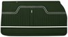 Front Deluxe Door Panel Set for 1972 Chevrolet Chevelle [Dark Green] - image 2