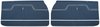 Front Deluxe Door Panel Set for 1970 Chevrolet Chevelle [Medium Blue] - image 1