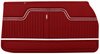 Front Deluxe Door Panel Set for 1970 Chevrolet Chevelle [Red] - image 2