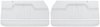 Front Deluxe Door Panel Set for 1970-1972 Chevrolet Chevelle [Bright White] - image 1