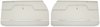 Front Deluxe Door Panel Set for 1972 Chevrolet Chevelle [White] - image 1