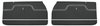 Front Deluxe Door Panel Set for 1970-1972 Chevrolet El Camino [Black] - image 1