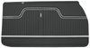 Front Deluxe Door Panel Set for 1970-1972 Chevrolet El Camino [Black] - image 2