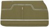 Front Deluxe Door Panel Set for 1970 Chevrolet El Camino [Gold] - image 2