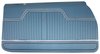 Front Deluxe Door Panel Set for 1970 Chevrolet El Camino [Medium Blue] - image 2