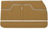 Front Deluxe Door Panel Set for 1970 Chevrolet El Camino [Saddle] - image 2