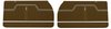 Front Deluxe Door Panel Set for 1971 Chevrolet El Camino [Saddle] - image 1