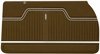Front Deluxe Door Panel Set for 1971 Chevrolet El Camino [Saddle] - image 2