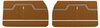 Front Deluxe Door Panel Set for 1972 Chevrolet El Camino [Tan] - image 1