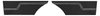 Rear Standard Side Panel Set for 1970-1972 Chevrolet Chevelle, Coupe/Hardtop [Black] - image 1