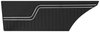 Rear Standard Side Panel Set for 1970-1972 Chevrolet Chevelle, Coupe/Hardtop [Black] - image 2