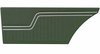 Rear Standard Side Panel Set for 1971 Chevrolet Chevelle, Coupe/Hardtop [Jade] - image 2
