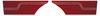 Rear Standard Side Panel Set for 1970 Chevrolet Chevelle, Coupe/Hardtop [Red] - image 1
