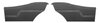 Rear Deluxe Side Panel Set for 1970-1972 Chevrolet Chevelle, Coupe/Hardtop [Black] - image 1