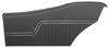 Rear Deluxe Side Panel Set for 1970-1972 Chevrolet Chevelle, Coupe/Hardtop [Black] - image 2