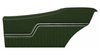 Rear Deluxe Side Panel Set for 1972 Chevrolet Chevelle, Coupe/Hardtop [Dark Green] - image 2