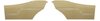 Rear Deluxe Side Panel Set for 1970 Chevrolet Chevelle, Coupe/Hardtop [Gold] - image 1