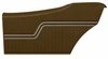Rear Deluxe Side Panel Set for 1971 Chevrolet Chevelle, Coupe/Hardtop [Saddle] - image 2