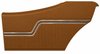 Rear Deluxe Side Panel Set for 1972 Chevrolet Chevelle, Coupe/Hardtop [Tan] - image 2