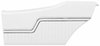 Rear Deluxe Side Panel Set for 1970-1972 Chevrolet Chevelle, Coupe/Hardtop [Bright White] - image 2
