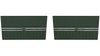 Rear Standard Side Panel Set for 1971 Chevrolet Chevelle, Convertible [Jade] - image 1