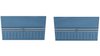 Rear Standard Side Panel Set for 1970 Chevrolet Chevelle, Convertible [Medium Blue] - image 1