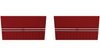 Rear Standard Side Panel Set for 1970 Chevrolet Chevelle, Convertible [Red] - image 1