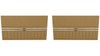 Rear Standard Side Panel Set for 1970 Chevrolet Chevelle, Convertible [Saddle] - image 1