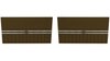 Rear Standard Side Panel Set for 1971 Chevrolet Chevelle, Convertible [Saddle] - image 1