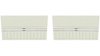 Rear Standard Side Panel Set for 1972 Chevrolet Chevelle, Convertible [White] - image 1