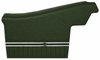 Rear Deluxe Side Panel Set for 1972 Chevrolet Chevelle, Convertible [Dark Green] - image 2