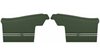 Rear Deluxe Side Panel Set for 1971 Chevrolet Chevelle, Convertible [Jade] - image 1