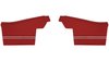 Rear Deluxe Side Panel Set for 1970 Chevrolet Chevelle, Convertible [Red] - image 1