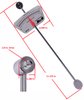 1/4 in.Drive Inch Pound Beam Torque Wrench [0-80 in/lb & 0-9 Newton Meters ] - image 3
