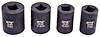 Emergency Lug Nut Remover Socket Set [1/2 in. Drive, 4-Piece]