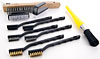 10-Piece Brush Set Includes: (2) Each Nylon, Brass & Steel Brushes - image 2