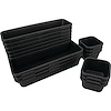 16-Piece Interlocking Drawer Organizer Bin Set – Durable Plastic, 3 Sizes - image 1