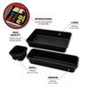 16-Piece Interlocking Drawer Organizer Bin Set – Durable Plastic, 3 Sizes - image 3