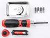 2-Piece LED Screwdriver/Tray Set 2 Phillips & 2 Slotted Bits - image 4