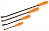 4-Piece Standard Pry Bar Set Includes one each: 8", 12", 18", 24" - image 1