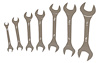 Thin Double-End Wrench Set [7-Piece, SAE] - image 1