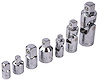 Socket Adapter and U-Joint Socket Set,  1/4 in., 3/8 in. & 1/2 in. Drives [7-Piece] - image 1