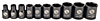 Standard Depth Black Laser Socket Set 10 Pieces - image 2
