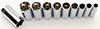 10-Piece Deep Socket Set SAE 3/8" Drive (6-Point) - image 4