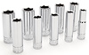 10-Piece Deep Socket Set Metric 3/8" Drive (6-Point) - image 1