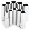 Deep Well Socket Set, 3/8 in. Drive [Metric 10-Piece, 12-Point] - image 1