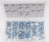 Hex Head Drill Screw Assortment Zinc-Plated Steel - image 1